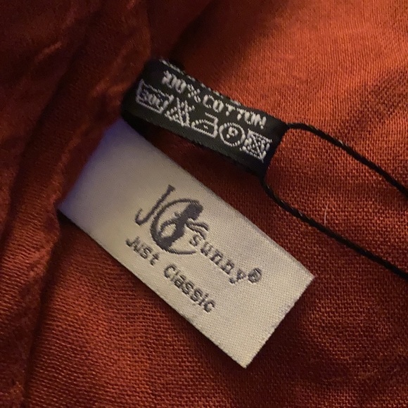 30"x72" CLASSIC ORANGE DOG PRINT 100%COTTON COVER UP WRAP SCARF| JC SUNNY - Picture 4 of 4